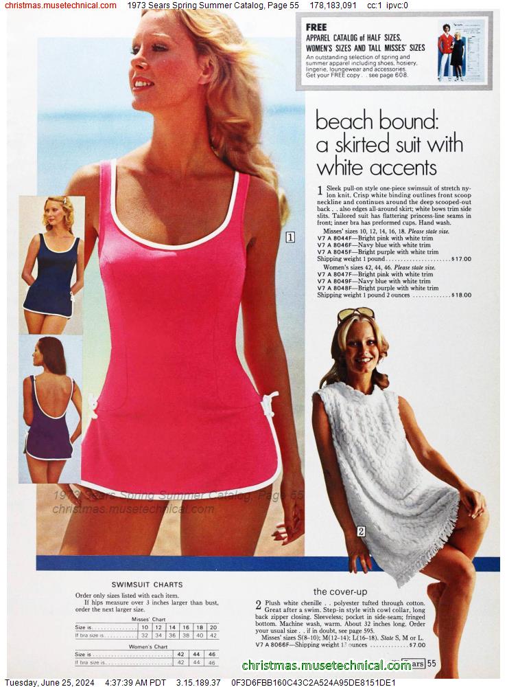 1973 Sears Spring Summer Catalog, Page 55