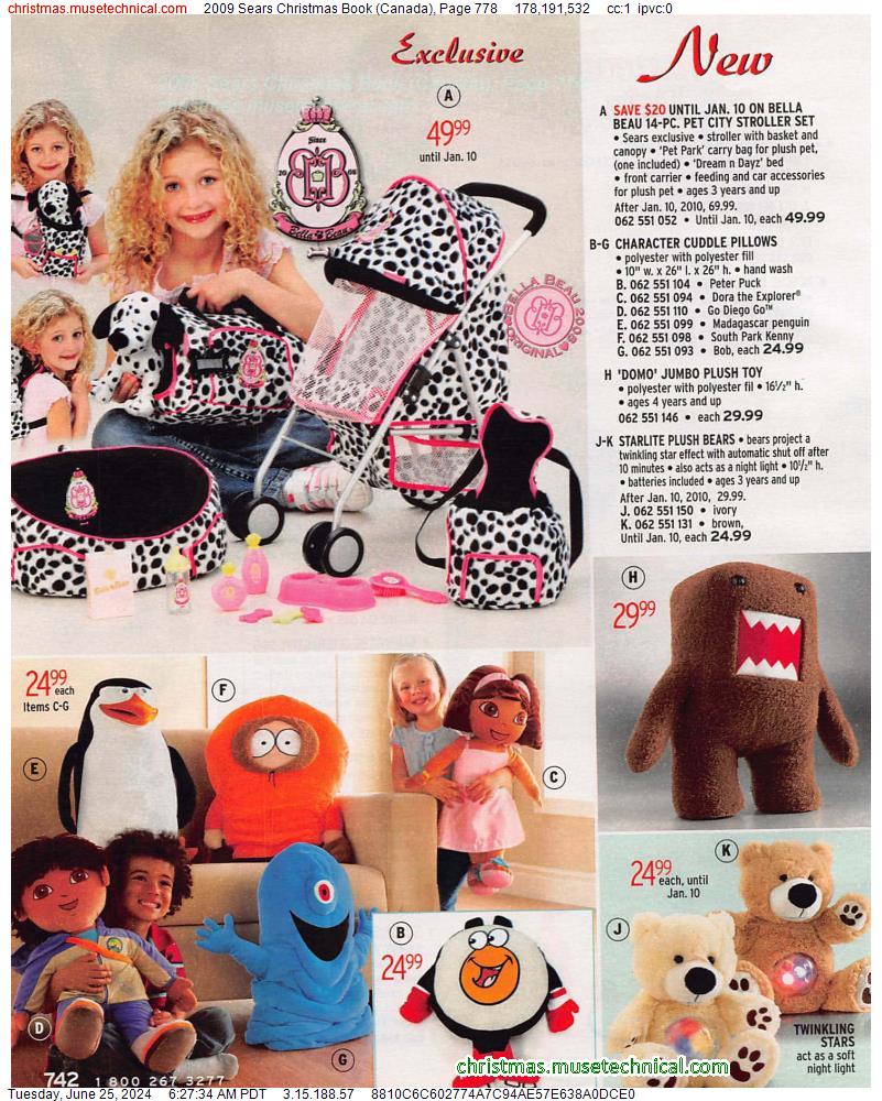 2009 Sears Christmas Book (Canada), Page 778