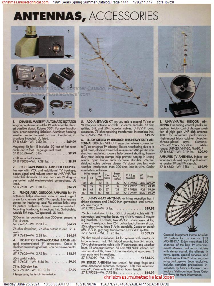 1991 Sears Spring Summer Catalog, Page 1441
