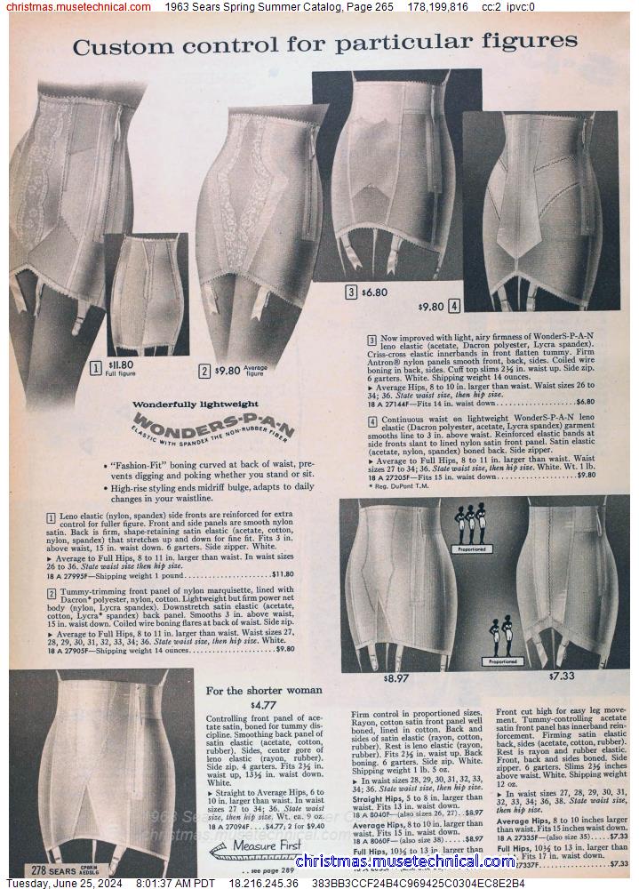 1963 Sears Spring Summer Catalog, Page 265
