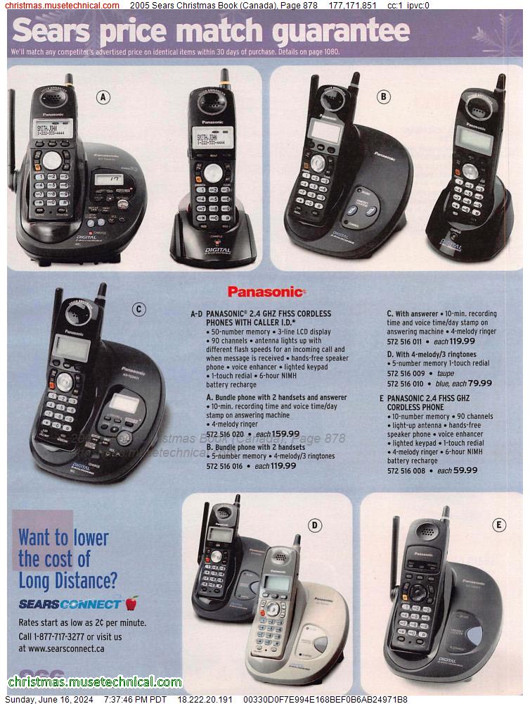 2005 Sears Christmas Book (Canada), Page 878