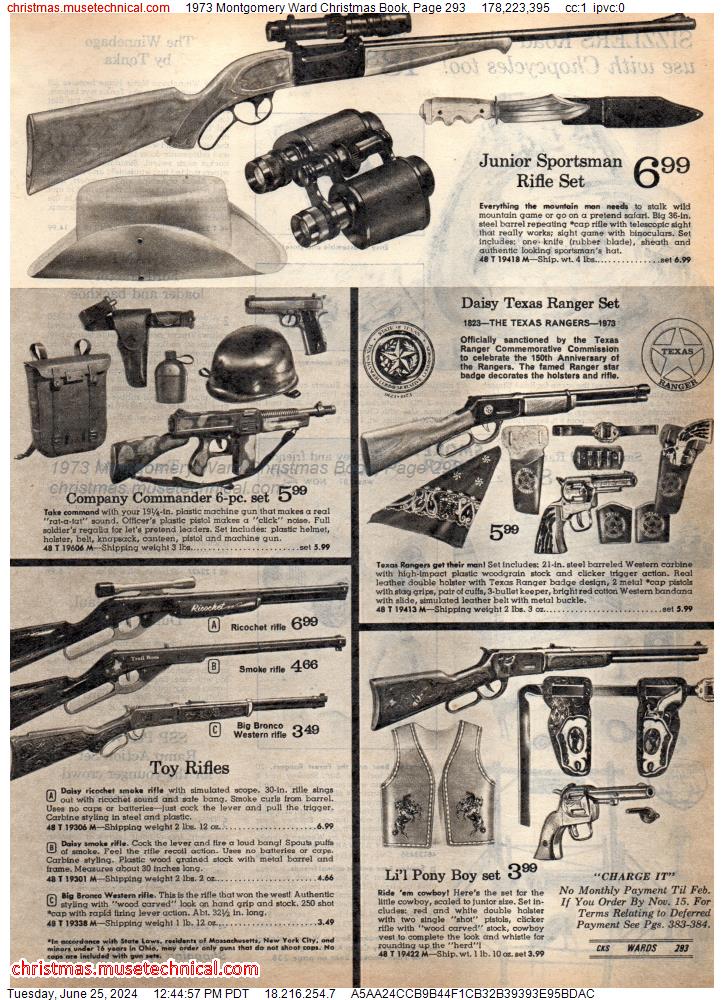 1973 Montgomery Ward Christmas Book, Page 293