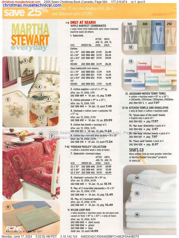 2005 Sears Christmas Book (Canada), Page 584