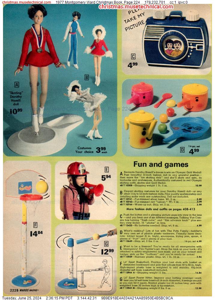 1977 Montgomery Ward Christmas Book, Page 224