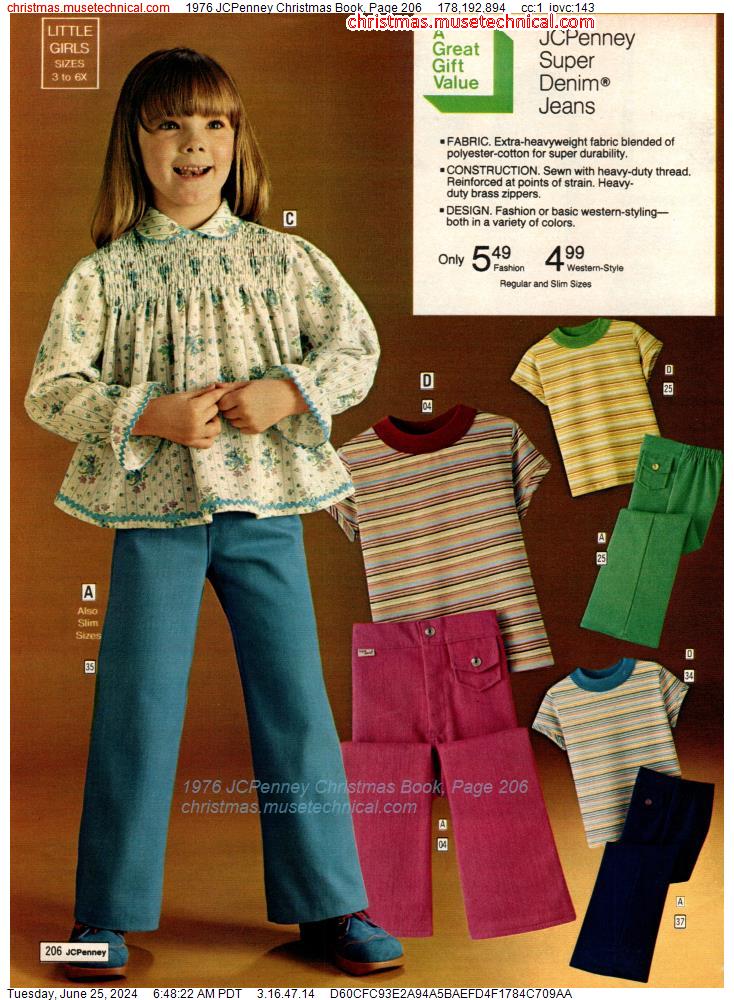 1976 JCPenney Christmas Book, Page 206