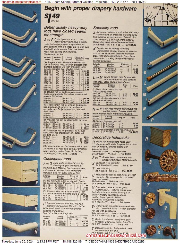 1987 Sears Spring Summer Catalog, Page 686