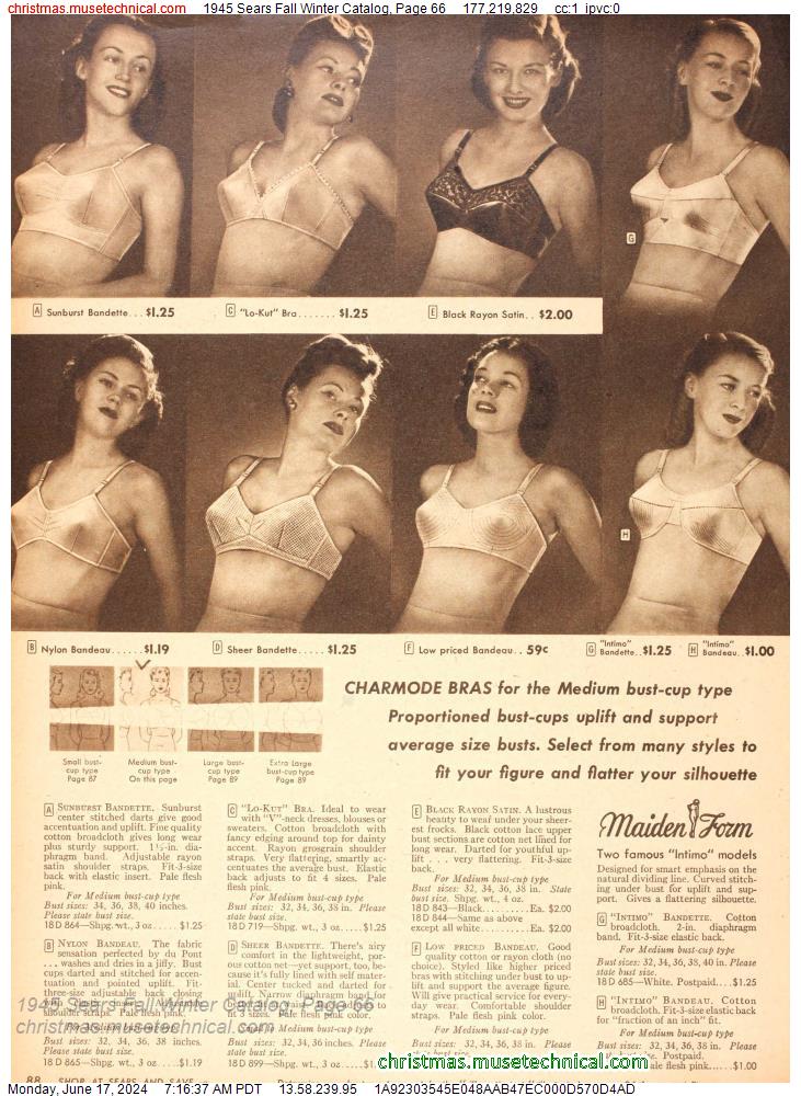 1945 Sears Fall Winter Catalog, Page 66