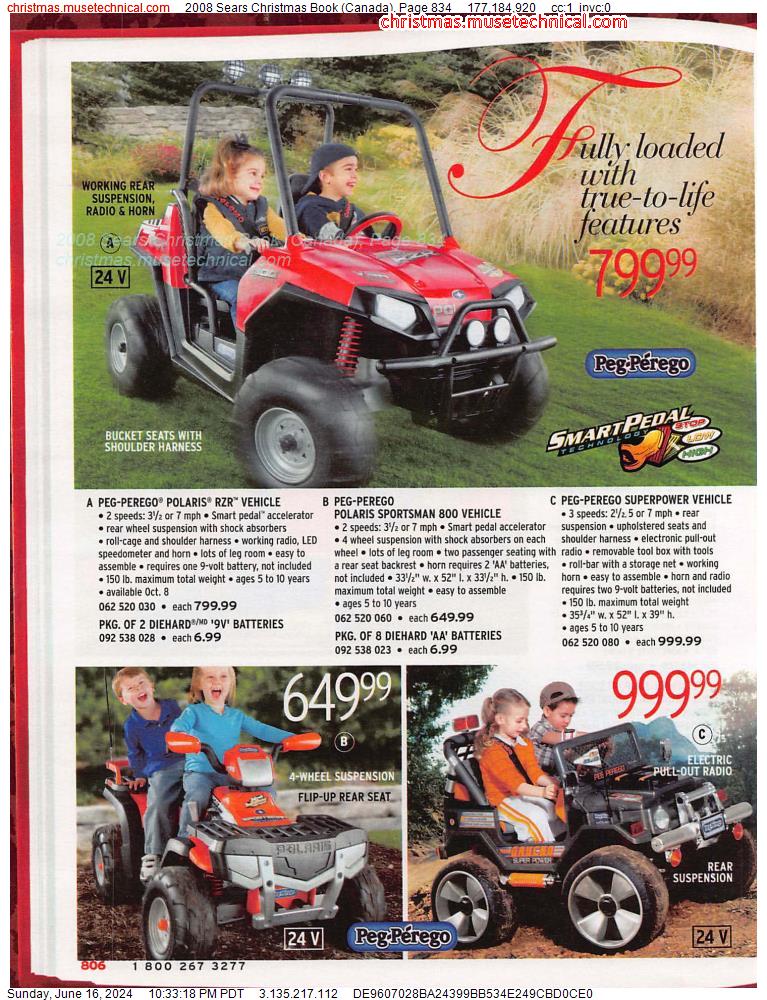 2008 Sears Christmas Book (Canada), Page 834