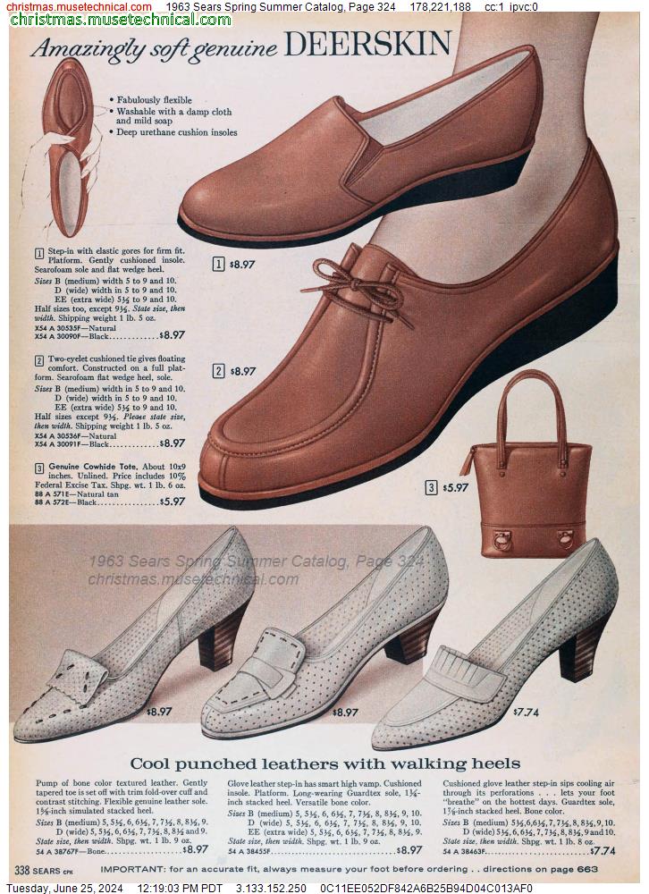 1963 Sears Spring Summer Catalog, Page 324