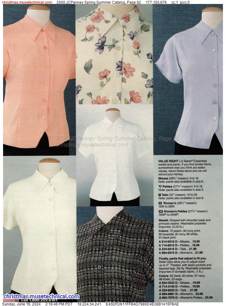 2000 JCPenney Spring Summer Catalog, Page 82