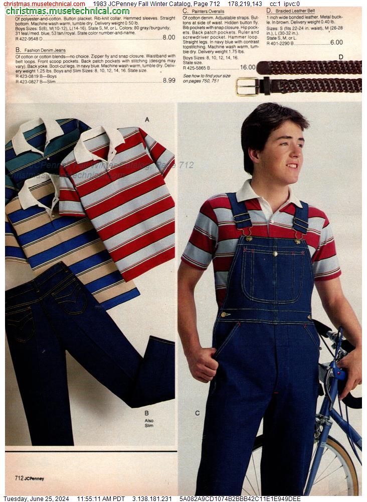 1983 JCPenney Fall Winter Catalog, Page 712