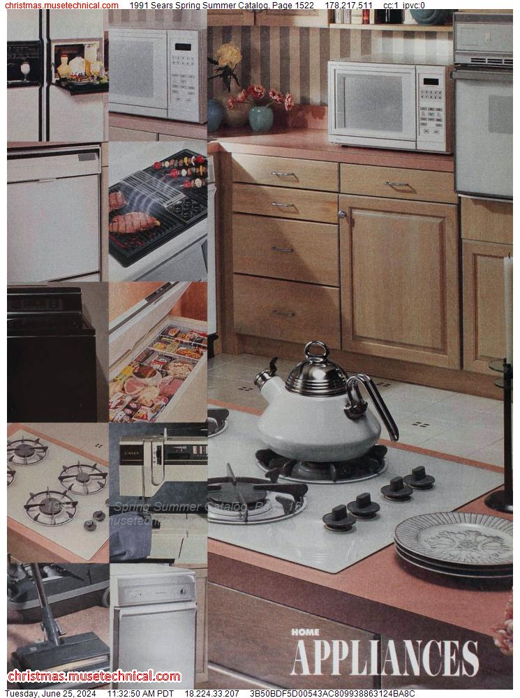 1991 Sears Spring Summer Catalog, Page 1522