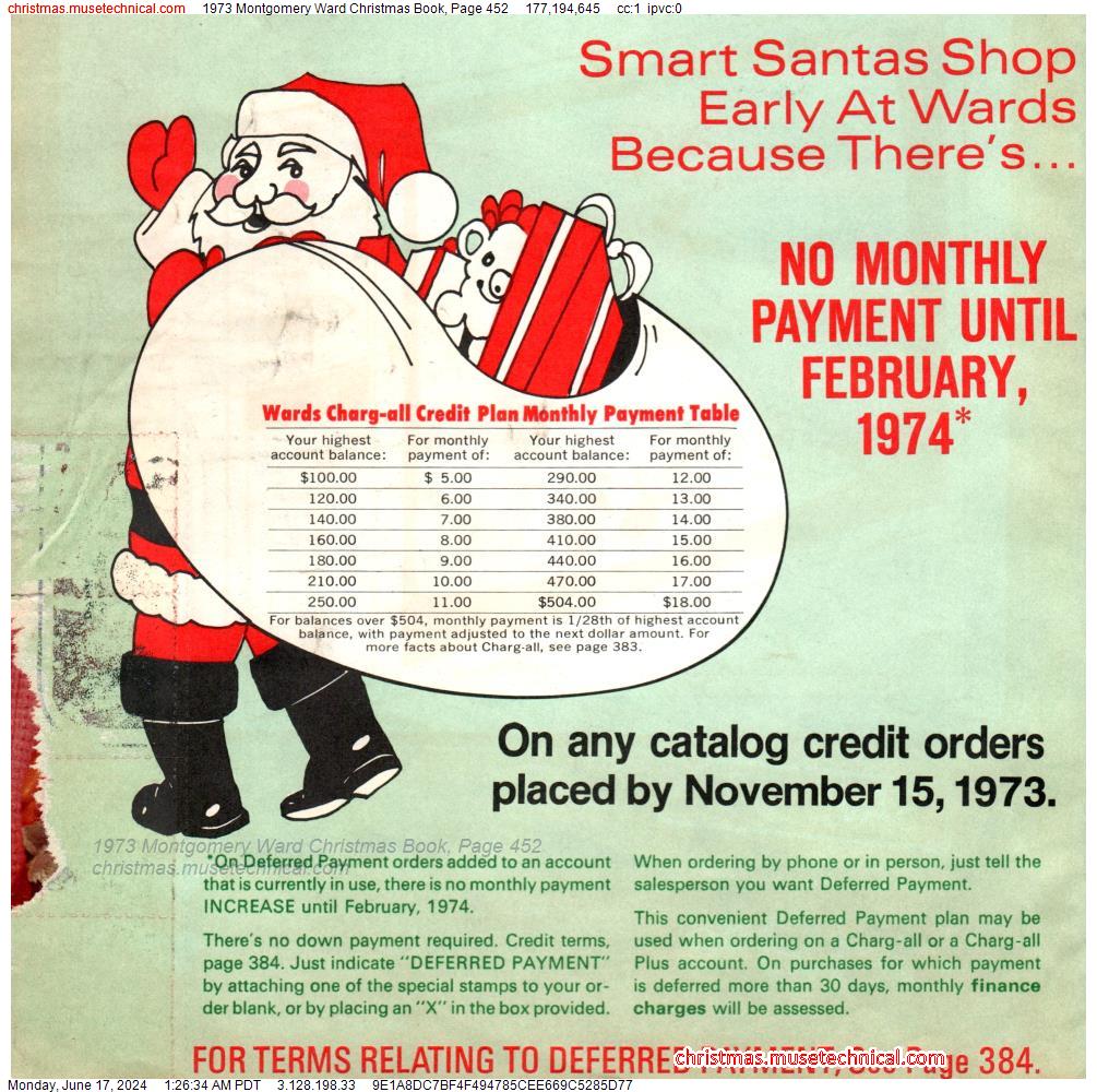 1973 Montgomery Ward Christmas Book, Page 452