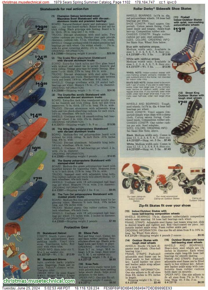 1979 Sears Spring Summer Catalog, Page 1102