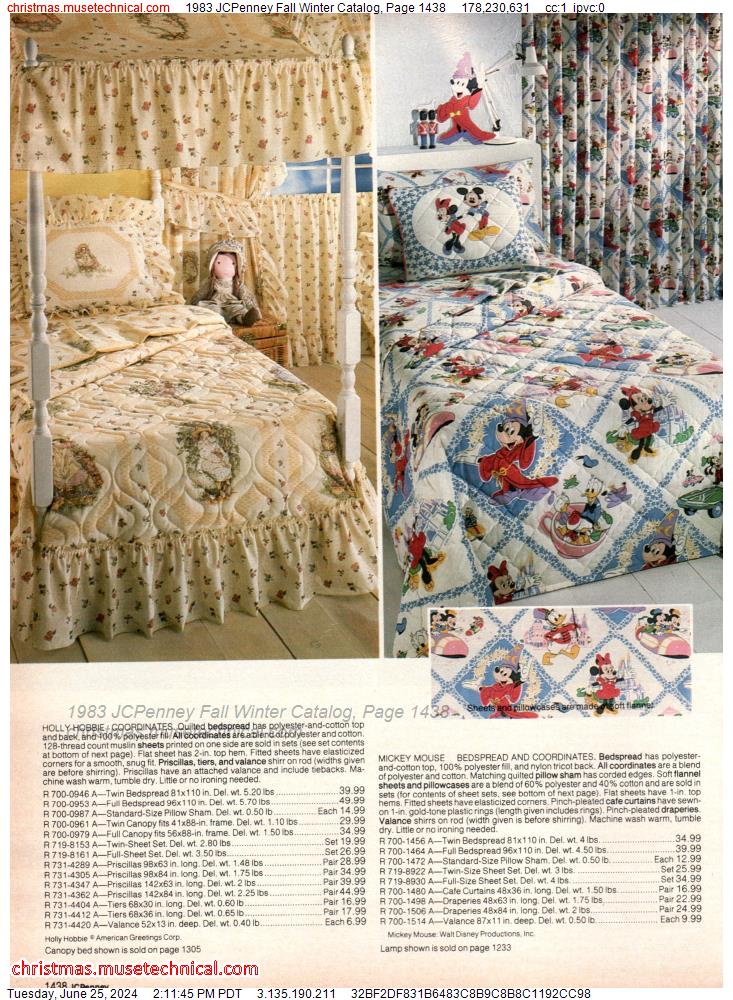 1983 JCPenney Fall Winter Catalog, Page 1438