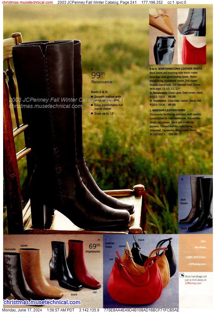 2003 JCPenney Fall Winter Catalog, Page 241