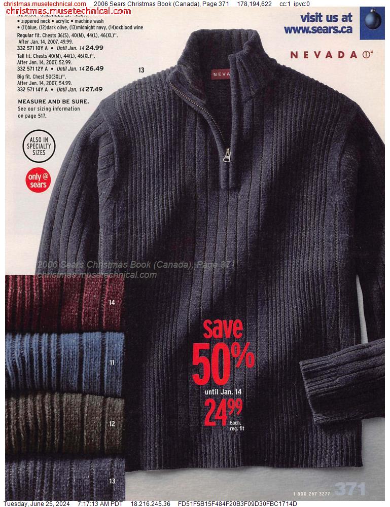 2006 Sears Christmas Book (Canada), Page 371