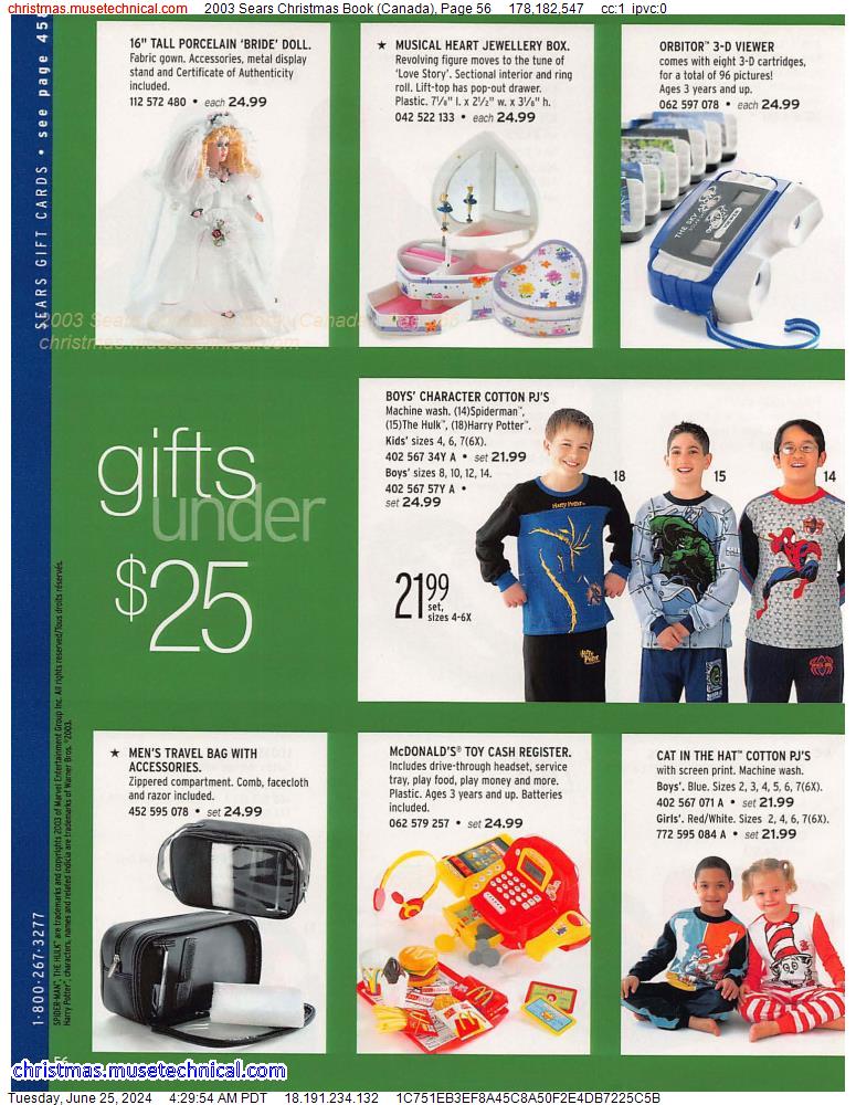 2003 Sears Christmas Book (Canada), Page 56