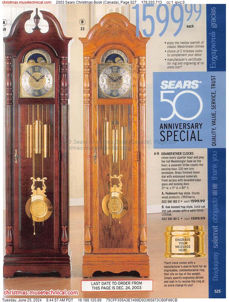 2003 Sears Christmas Book (Canada), Page 527