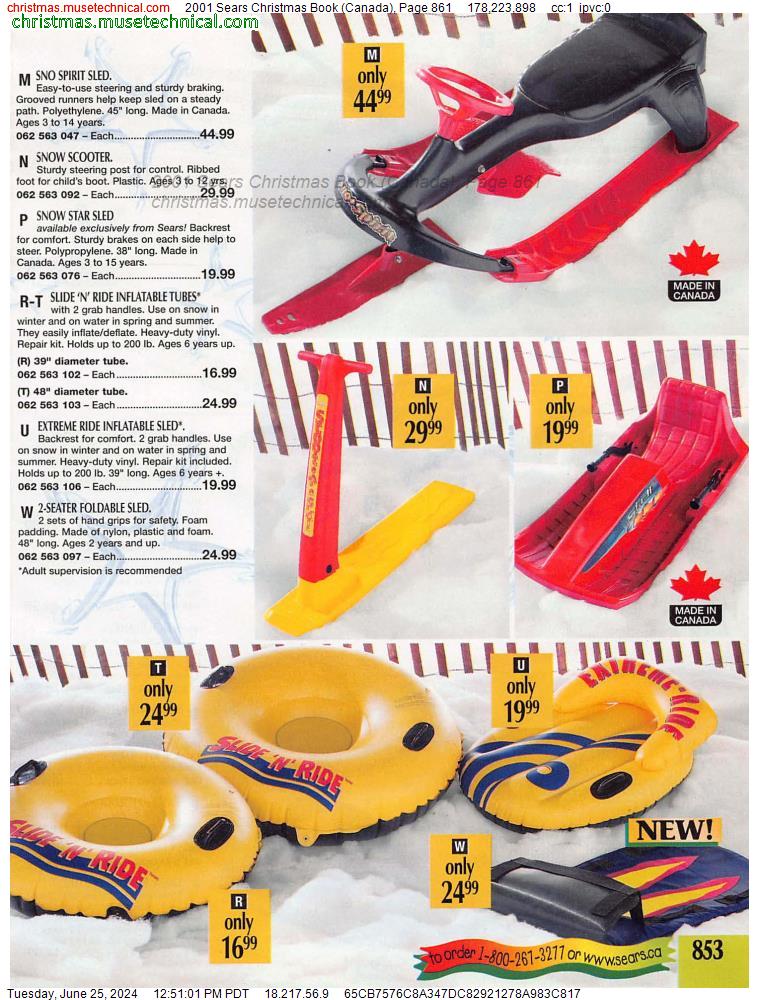 2001 Sears Christmas Book (Canada), Page 861