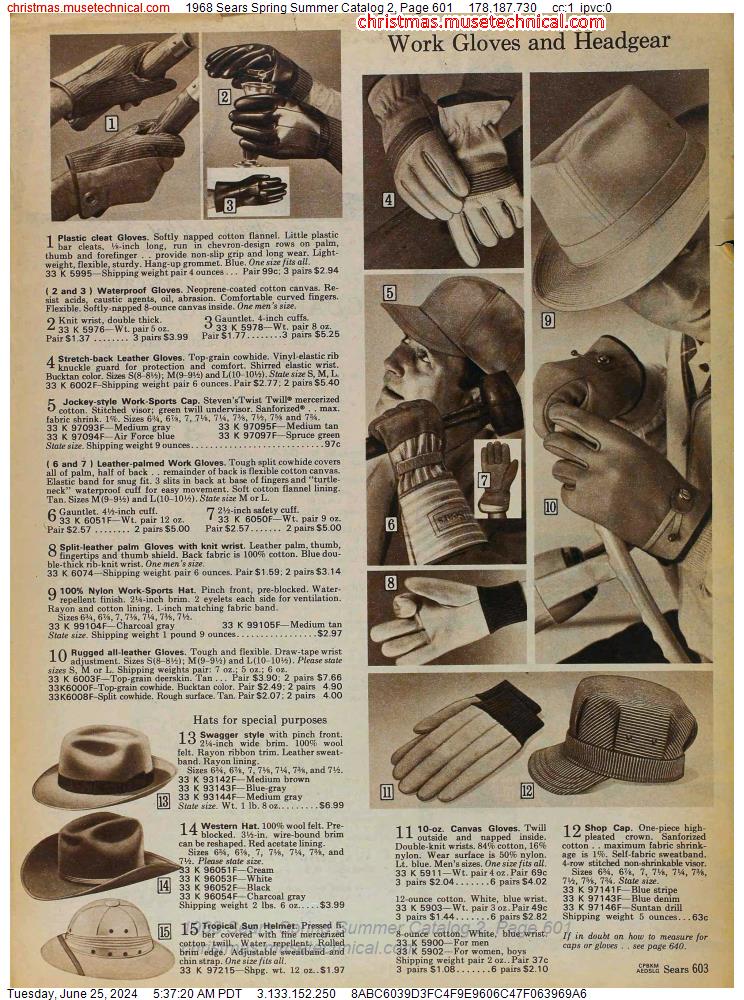 1968 Sears Spring Summer Catalog 2, Page 601