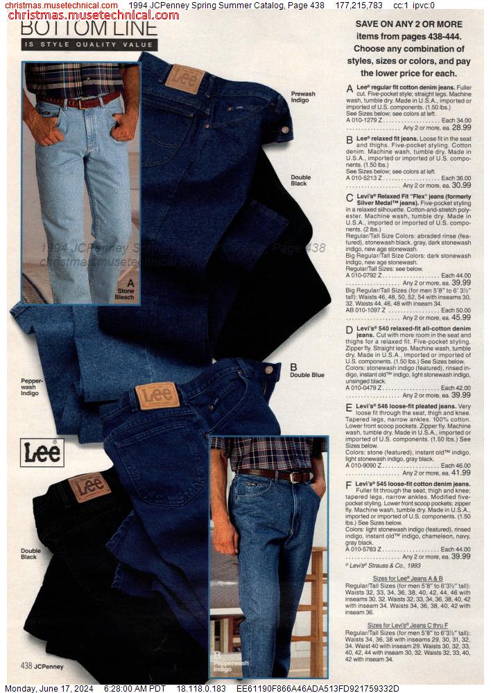 1994 JCPenney Spring Summer Catalog, Page 438