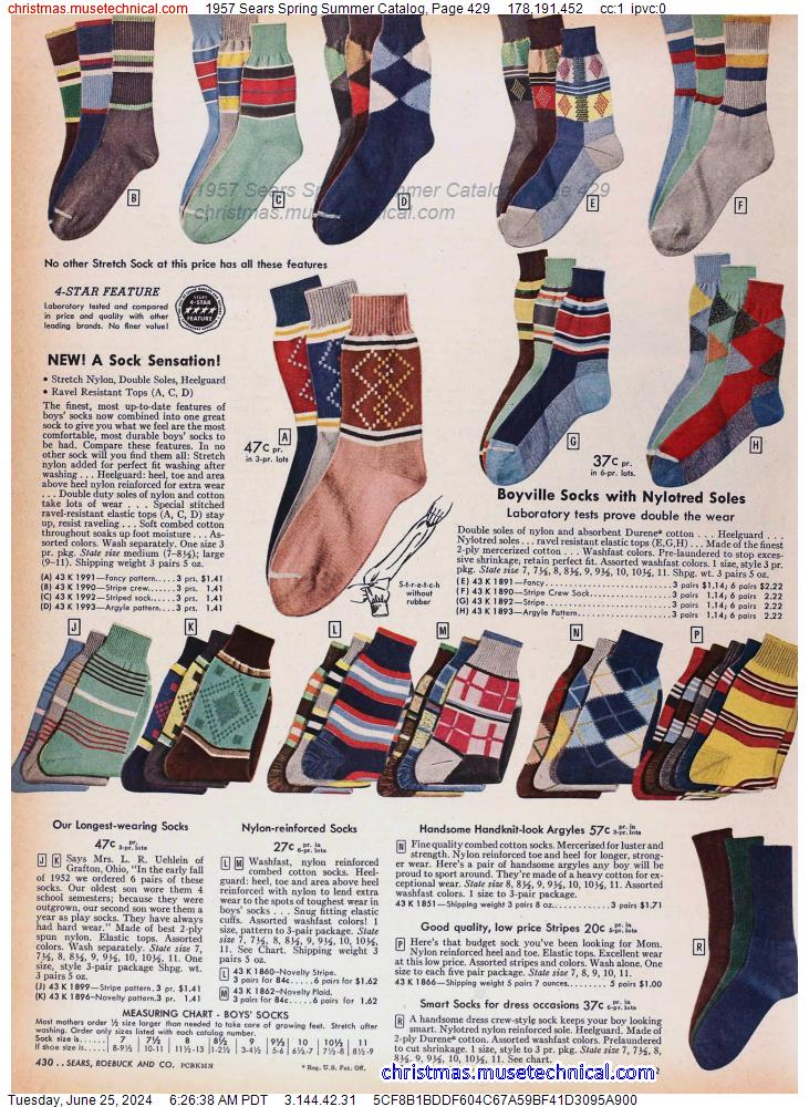 1957 Sears Spring Summer Catalog, Page 429