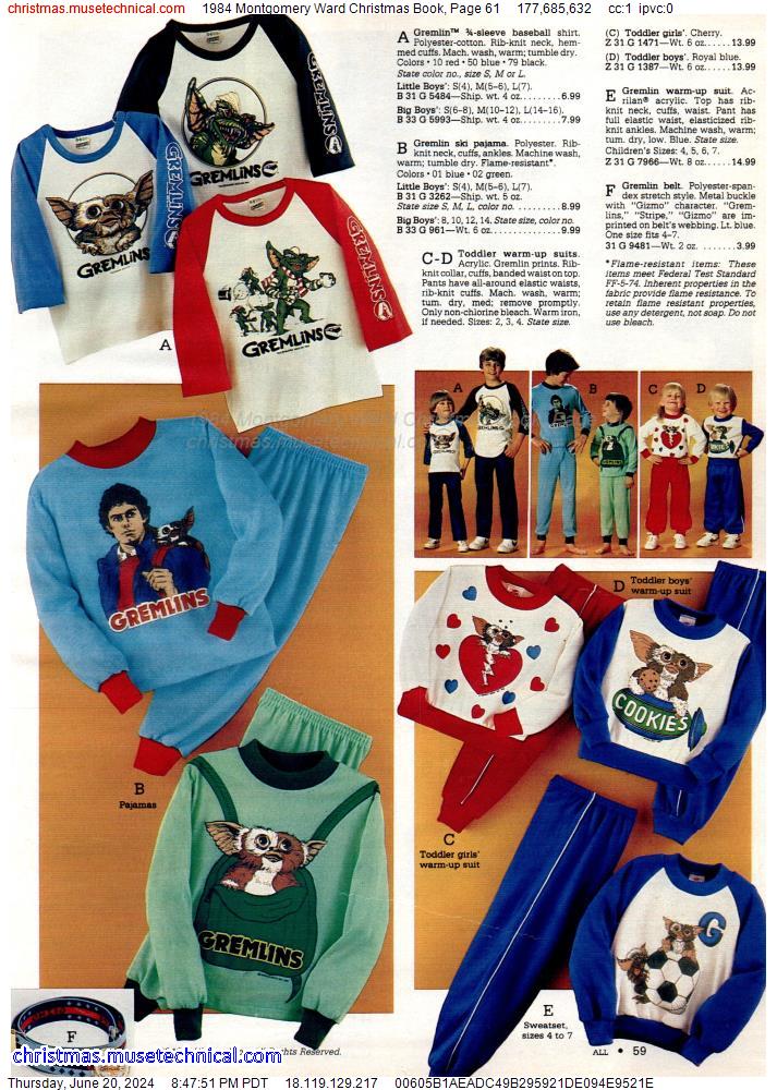 1984 Montgomery Ward Christmas Book, Page 61