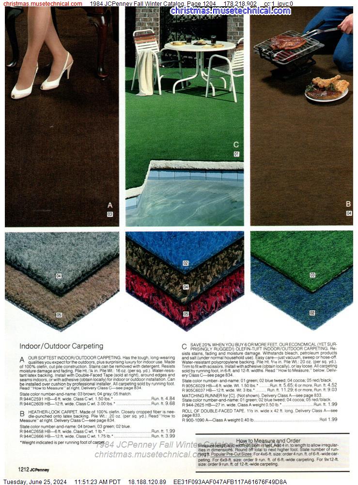 1984 JCPenney Fall Winter Catalog, Page 1204