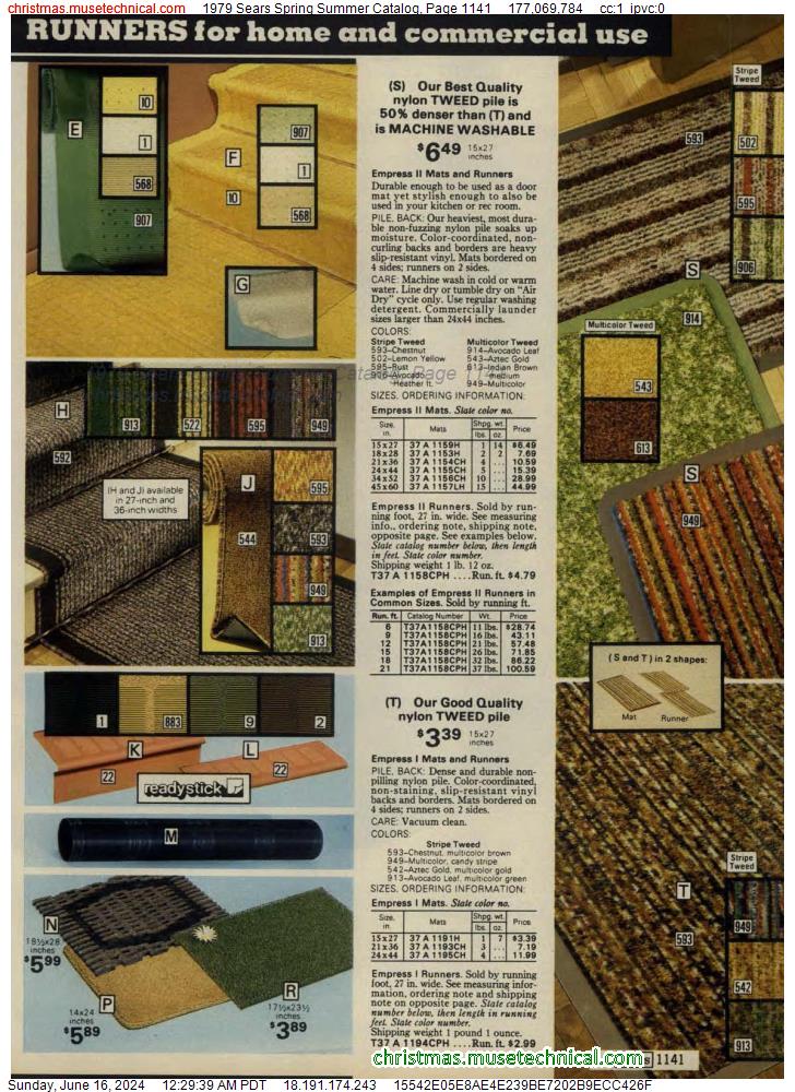 1979 Sears Spring Summer Catalog, Page 1141