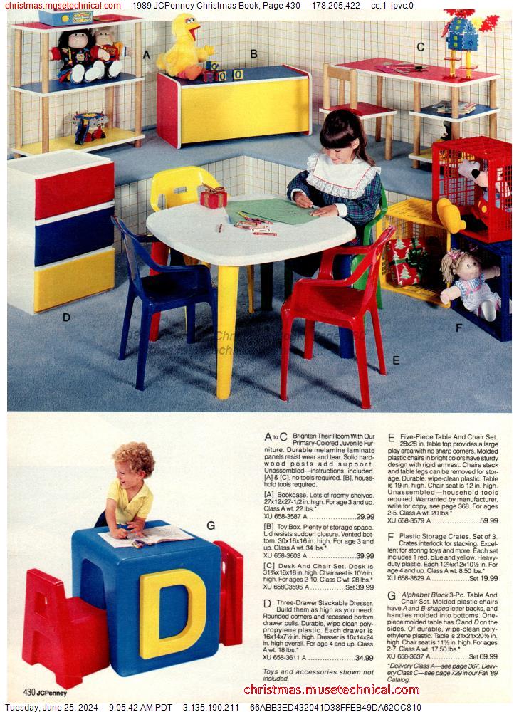 1989 JCPenney Christmas Book, Page 430