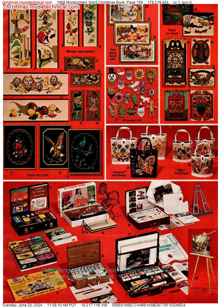 1968 Montgomery Ward Christmas Book, Page 159
