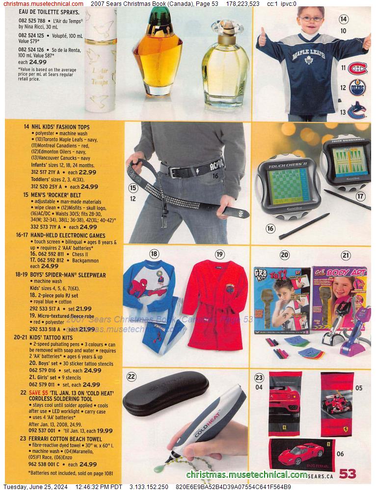 2007 Sears Christmas Book (Canada), Page 53