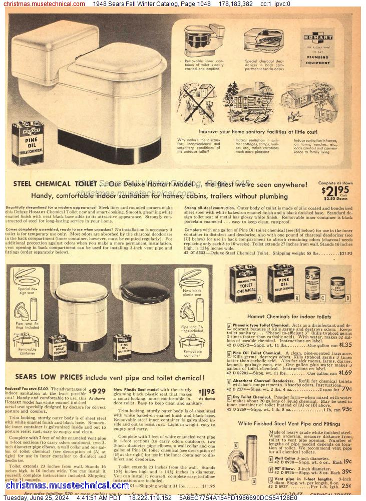 1948 Sears Fall Winter Catalog, Page 1048