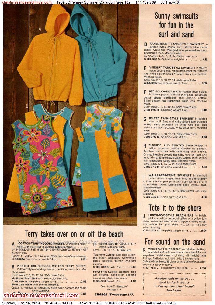 1969 JCPenney Summer Catalog, Page 102