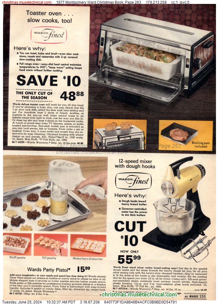 1977 Montgomery Ward Christmas Book, Page 263