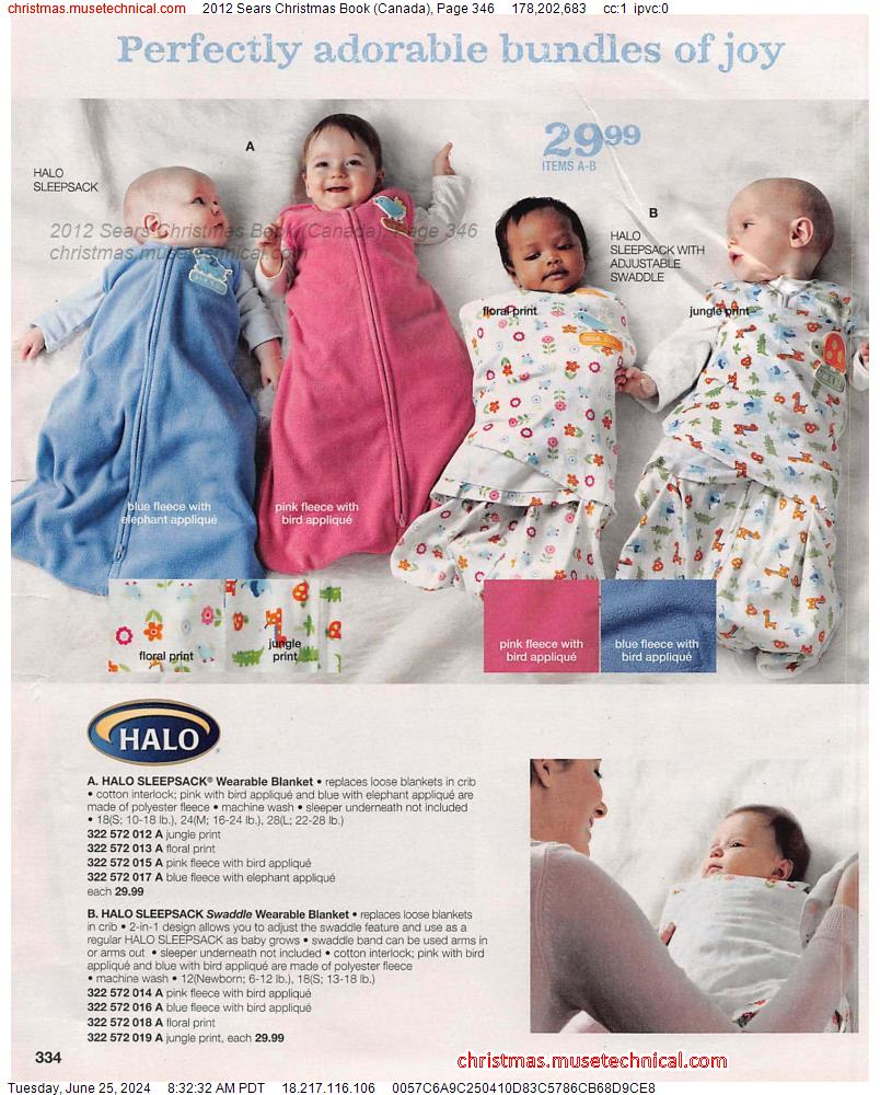 2012 Sears Christmas Book (Canada), Page 346