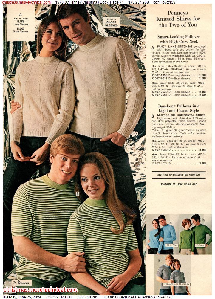 1970 JCPenney Christmas Book, Page 74