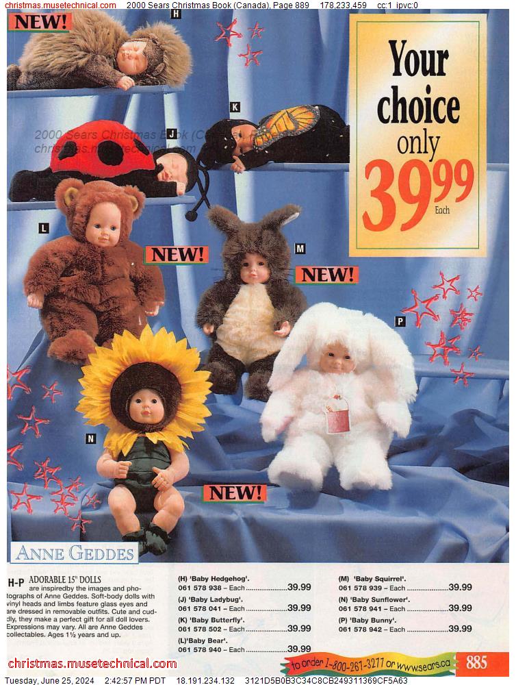 2000 Sears Christmas Book (Canada), Page 889