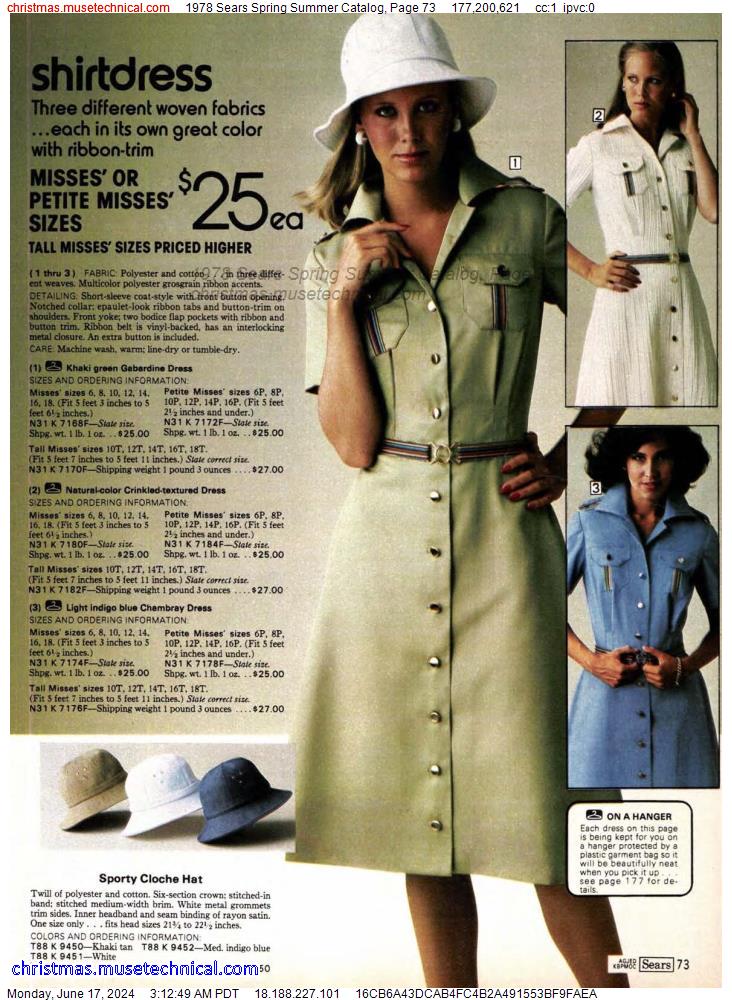 1978 Sears Spring Summer Catalog, Page 73