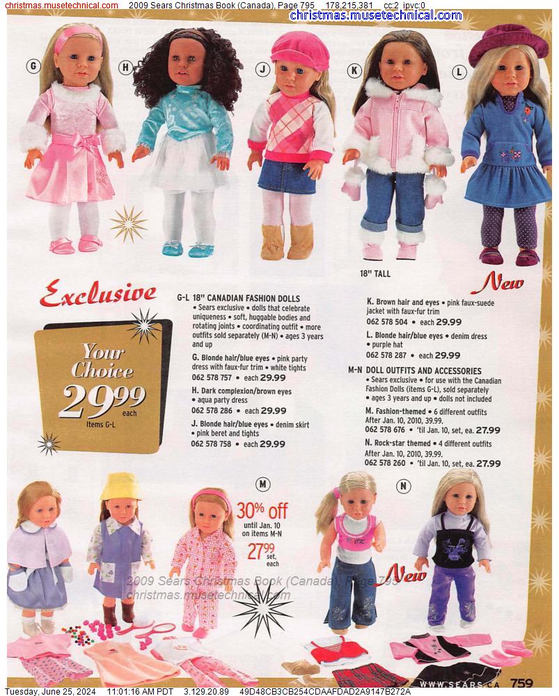 2009 Sears Christmas Book (Canada), Page 795