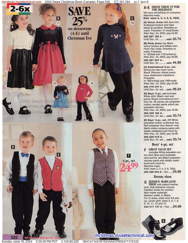 2002 Sears Christmas Book (Canada), Page 526