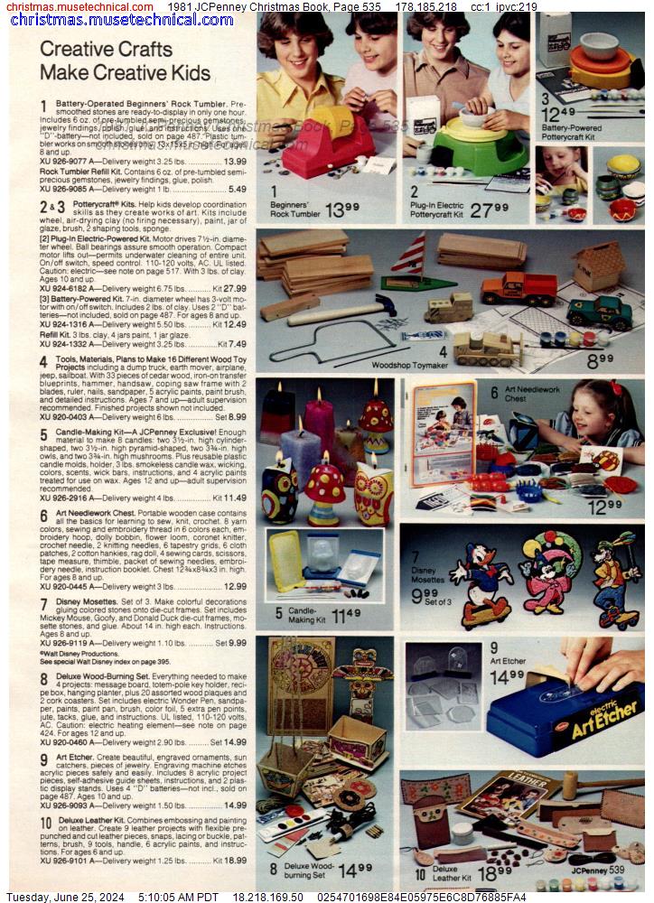 1981 JCPenney Christmas Book, Page 535