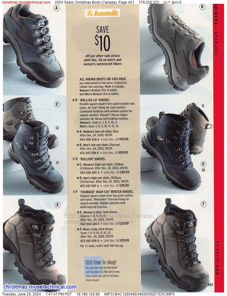 2003 Sears Christmas Book (Canada), Page 451