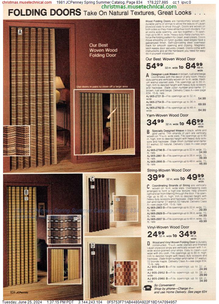 1981 JCPenney Spring Summer Catalog, Page 834