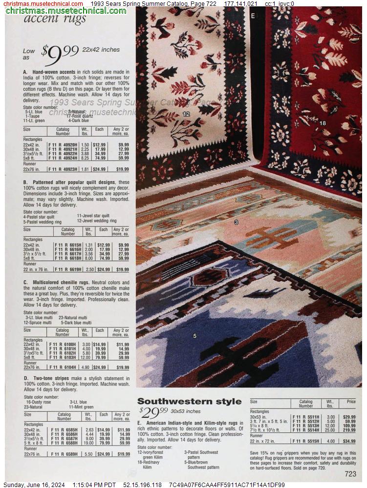 1993 Sears Spring Summer Catalog, Page 722