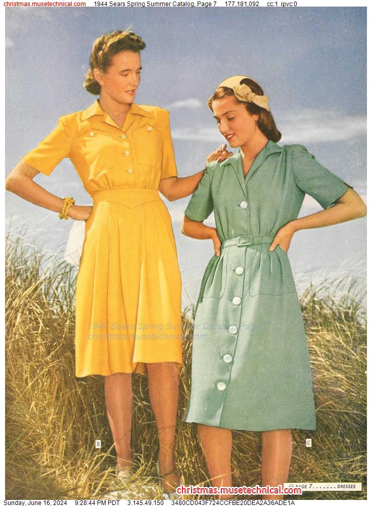 1944 Sears Spring Summer Catalog, Page 7