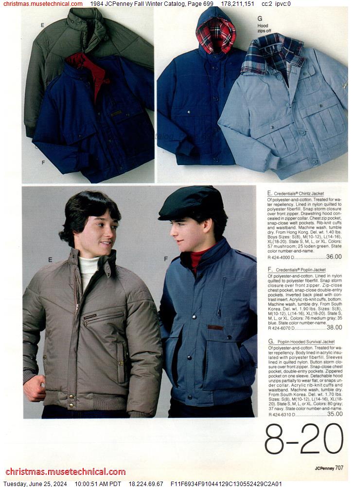 1984 JCPenney Fall Winter Catalog, Page 699