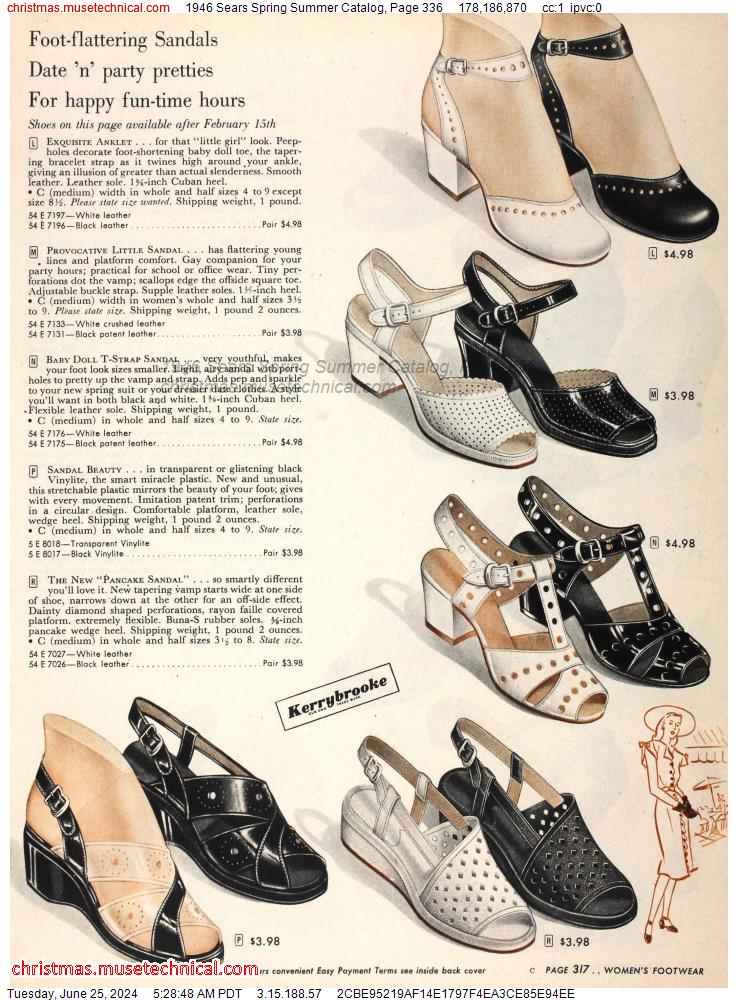1946 Sears Spring Summer Catalog, Page 336