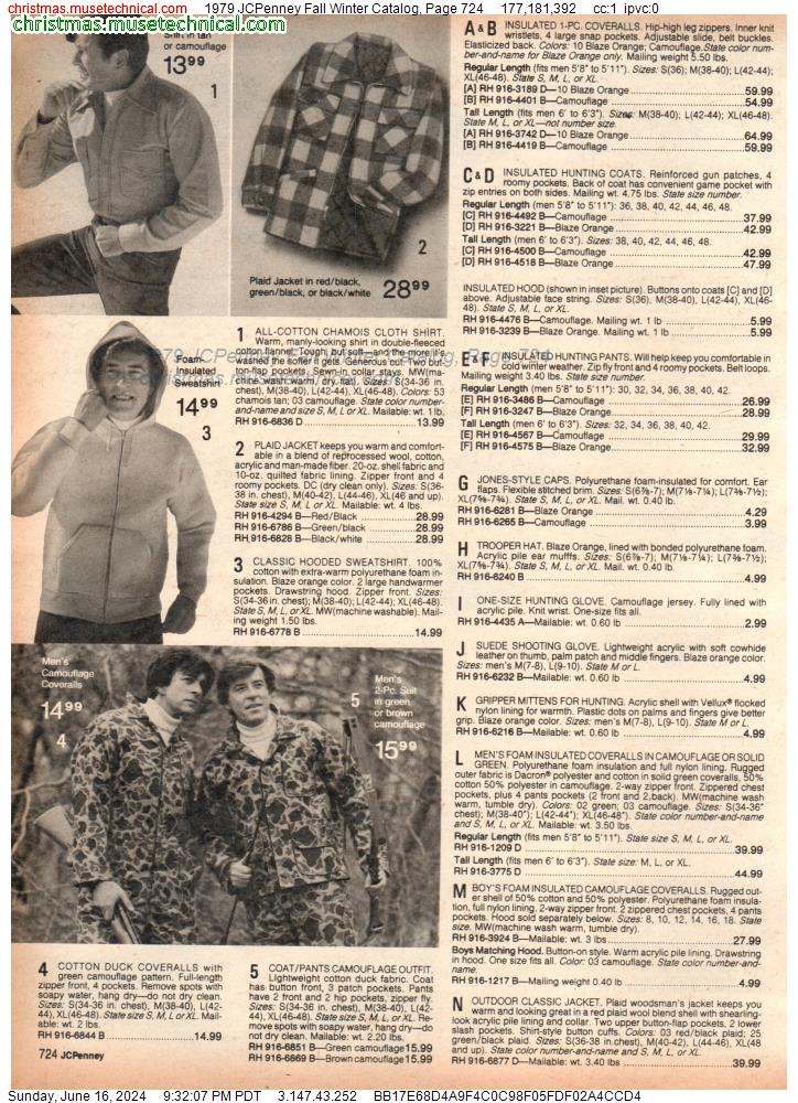 1979 JCPenney Fall Winter Catalog, Page 724